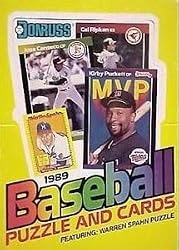 1989 Donruss Baseball Card Unopened Hobby Box (Griffey, Schilling, Johnson, Smotz, Biggio RC's)