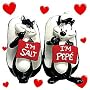 Pepe Lew Pew & Penelope Kitchen Salt and Pepper Shakers