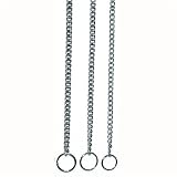 Chrome-Plated Brass (Light) Curb Link Choke Collar 14