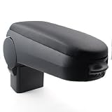 Comfortable Black Leatherette Driver's Side Front Center Console Armrest Box with... by Astra Security