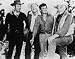 Bonanza 12x16 Matte B&W Photo (Lorne Greene Pernell Roberts Dan Blocker)