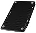 Skinomi Black Carbon Fiber Full Body Skin Compatible with HP Split 13 x2 13T-M100 (Keyboard Only)(Full Coverage) TechSkin Anti-Bubble Film