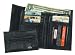 Fashion Wallets | Men's Velcro Wallets | Good Men's Wallets | Quality Men's Wallets - Black Bi-Folding Leather Velcro Wallet