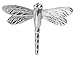 MARIPOSA Dragonfly Handcrafted Napkin Weight, One Size, Silver