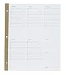 Russell+Hazel SmartDate Weekly Planner Sheets