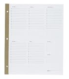 Russell+Hazel SmartDate Weekly Planner Sheets