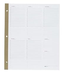 Russell+Hazel SmartDate Weekly Planner Sheets
