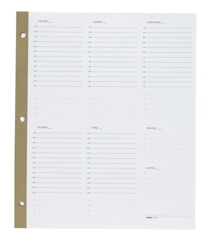 Russell+Hazel SmartDate Weekly Planner Sheets