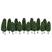 Summer Trees, Dark Green/4.5"-5.75" (14)