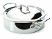 Mauviel M'Cook 5230.29 5.8-Quart Rondeau with Lid, Cast Stainless Steel Handle