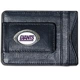 NFL New York Giants Leather Money Clip & Card Holder