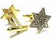 Gold Jewish Star of David Cufflinks