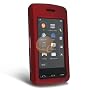 Red Rubber Feel Snap-On Cover Hard Case Cell Phone Protector for LG Vu CU920 / CU915 by eForCity