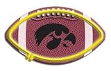 University of Iowa Hawkeyes Neon Football Light