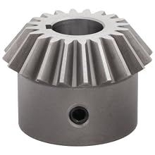Boston Gear HL153YP Bevel Gear, 1.5:1 Ratio, 0.750" Bore, 10 Pitch, 20 Teeth, Steel