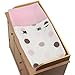 Sweet Jojo Designs Changing Pad Cover - Pink and Brown Modern Polka Dots