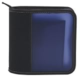 TDK｜TDK DVD/CD収納ファイルケース 24枚収納/ブルー 半透明ハードシェルタイプ CL-HN24BL