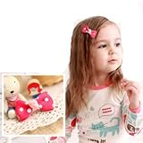 Qs 12 Pieces Girls Ribbon Grosgrain Hair Bow Clips Baby Hairpins Barrettes