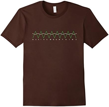 Men's Moving Mountains Full Nature T-Shirt Medium Brown