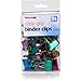 Officemate Easy Grip Binder Clips, Metallic, Small, Pack of 24
