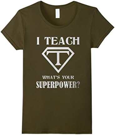 Women's Learn It You Will Teach It I Shall T-Shirt | May The Force.. Medium Olive
