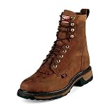 Mens Tony Lama TLX 8 Steel Toe Comfortable Casual Lace-Up Western Work Boots by Tony Lama