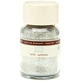 Martha Stewart Crafts Fine Glitter, Sterling, 1-1/2 Ounces