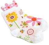 Country Kids Girls  2 Pack 3-D Sunflower And 3-D Daisy Sock