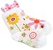 Country Kids Girls  2 Pack 3-D Sunflower And 3-D Daisy Sock