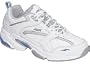 AVIA Women's A104W Crosstraining Shoe,White/Silver/Blue,8 M