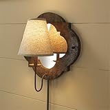 IMAGE OF Orvis Wooden Mirror Wall Sconce