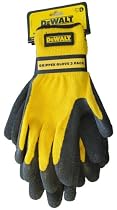 DeWalt DPG70L-3PK Coated Gripper Gloves, Large, 3-Pack
