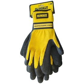 DeWalt DPG70L-3PK Coated Gripper Gloves, Large, 3-Pack by DeWalt