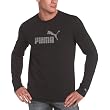 Puma Men's Flocked Long Sleeve Tee