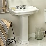 IMAGE OF Barclay 3-848WH Stanford Pedestal Sink