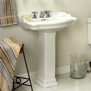 Barclay 3-848WH Stanford Pedestal Sink