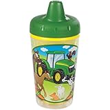 John Deere Insulated Sippy Cup with One Piece Lid - 9 oz