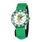Disney Kids' W000159 Muppets Kermit Stainless Steel Time Teacher Watch