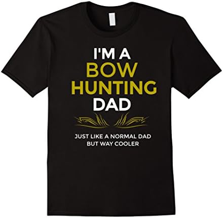 Men's Bow n Arrow Hunting Archery shirts for dad [accessories] Large Black