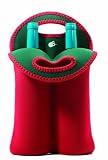 Indoor Fountains item: Built Neoprene 2-Bottle Wine Tote, Ski Patrol Red