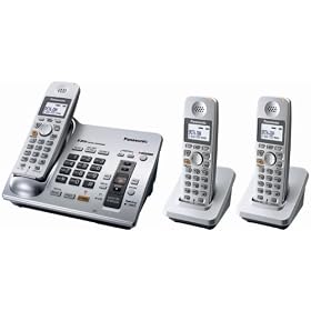 Panasonic KX TG6074B 5.8 GHz Digital Cordless Answering System with 4 Handsets
