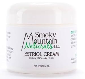 Natural Estrogen/Estriol Cream (Bioidentical) 2 Oz. 150 Mg. (For Wrinkles, Vaginal Dryness, Hot Flashes, Mood Swings, and Other Effects of Menopause)