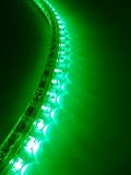 CITI Green 24 LED Strip NEON MOTORCYCLE / CAR / BOAT / HOME / POD LIGHT BRIGHT ACCENT GLOW 24LED FLEXIBLE WATER PROOF, Aquarium Light Under Water Proof Tank 12V