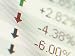 Grainy Computerized Financial Losses Photographic Poster Print, 16x12