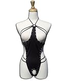 Lust by Teensy Weensy Women's Fetish Lingerie, Medusa, Black, one size