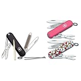 Victorinox Swiss Army Classic 3 Pack-Pink, Red Edelweiss, Black