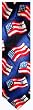 Men's J. Jerry Garcia Necktie Neck Tie American Flag 4th of July Eagle and Mouse