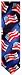 Men's J. Jerry Garcia Necktie Neck Tie American Flag 4th of July Eagle and Mouse