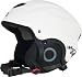 The helmet is tough and durable, as well as being tremendously comfortable and fully ventilated.  The free-ride helmet design, quick release buckle, high density ABS lightweight shell, foam pad ear protection and EPS core foam all ensure that this Trespass Snow Sport Helmet provides magnificent comfort and protection.
- SIZE = LARGE (58 - 62cm).
- COLOUR = WHITE.
- Conforms to CE EN 1077.
- Suitable for skiing/snowboarding and most winter sports.
- High density ABS lightweight shell.
- EPS core foam provides great comfort and protection.
- Removable foam ear pad protection.
- Quick release buckle.
- Precision adjustable fit.
- Lightweight and tough.
- Goggle retainer.
Sizes 
- Large = 58 - 62cm
- Medium = 54 - 58cm