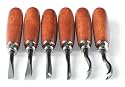 Linoleum Block Cutting and Wood Carving Tools (6)